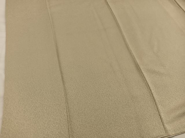 平和屋着物■本草木染作家　瑞寶　色無地　紋意匠　桑染色　正絹　逸品　BAAY0622mz