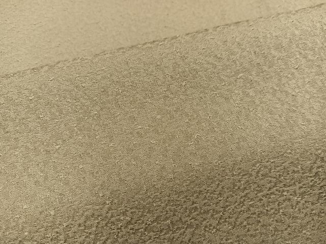 平和屋着物■本草木染作家　瑞寶　色無地　紋意匠　桑染色　正絹　逸品　BAAY0622mz
