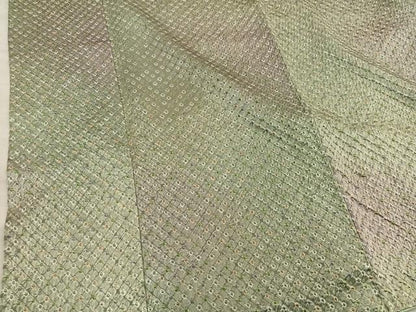 平和屋着物■上質な小紋　総絞り　暈し染め　正絹　逸品　BAAY0623mz