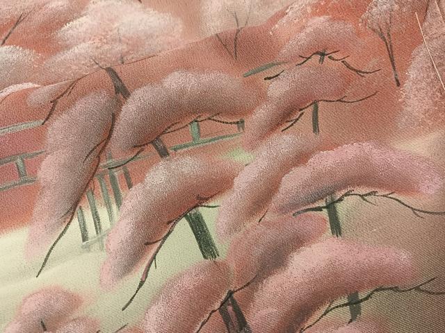 平和屋着物■豪華黒留袖　作家物　猟彩染　樹林文　暈し染め　仮絵羽　正絹　逸品　未使用　BAAY0628mz