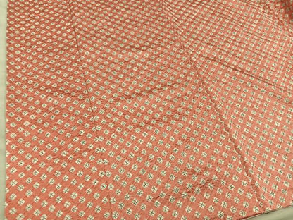 平和屋着物■上質な小紋　総絞り　正絹　逸品　未使用　BAAY0629mz