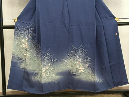 平和屋着物■訪問着　作家物　風景花文　暈し染め　正絹　逸品　BAAY0661mz