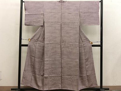 平和屋着物■江戸小紋　正絹　箔散らし　逸品　BAAY0668mz