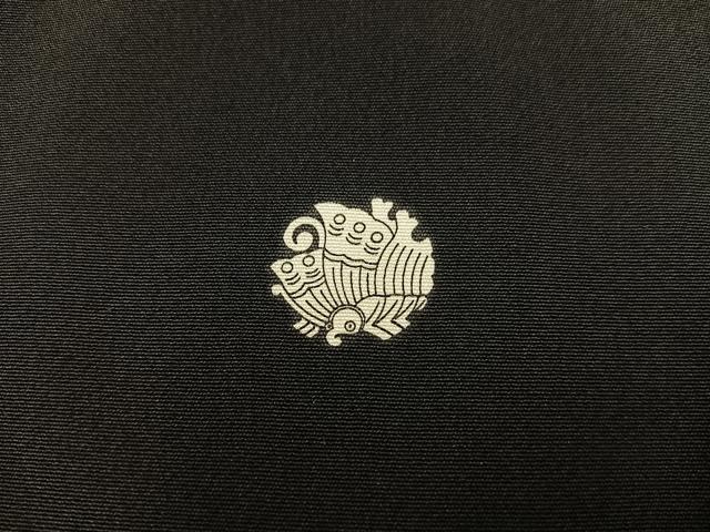 平和屋着物■豪華黒留袖　御所車花文　金彩　正絹　逸品　BAAY0669mz