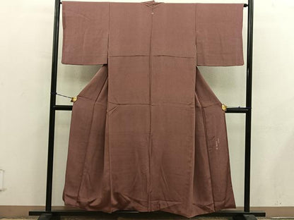 平和屋着物■江戸小紋　作家物　草木染め　鮫小紋柄　正絹　逸品　BAAY0674mz