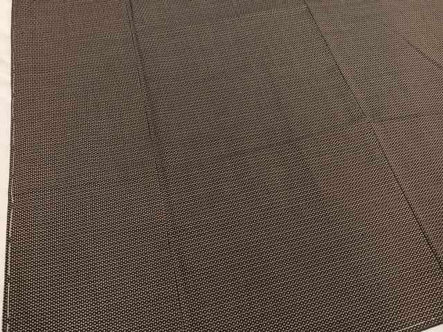 平和屋着物■男性　紬　アンサンブル　100亀甲　総詰め　正絹　逸品　未使用　BAAY0708mz