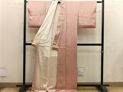 平和屋着物■上質な小紋　青海波地紋　暈し染め　正絹　逸品　BAAY0719mz