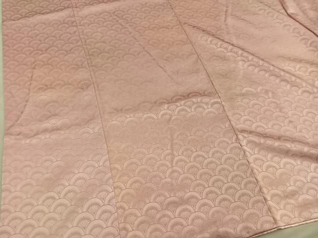 平和屋着物■上質な小紋　青海波地紋　暈し染め　正絹　逸品　BAAY0719mz