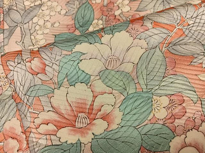 平和屋着物■豪華振袖　椿花文　暈し染め　金彩　正絹　逸品　BAAY0724mz