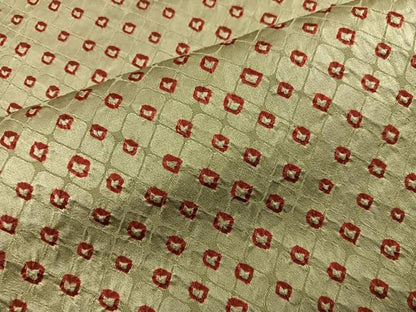 平和屋着物■上質な小紋　総絞り　正絹　逸品　BAAY0729mz