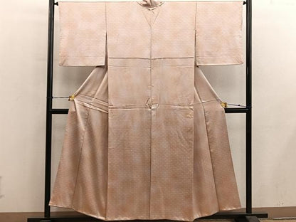 平和屋着物■上質な小紋　青海波地紋　暈し染め　正絹　逸品　BAAY0735mz