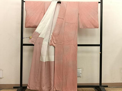 平和屋着物■上質な小紋　霞文　暈し染め　正絹　逸品　BAAY0736mz