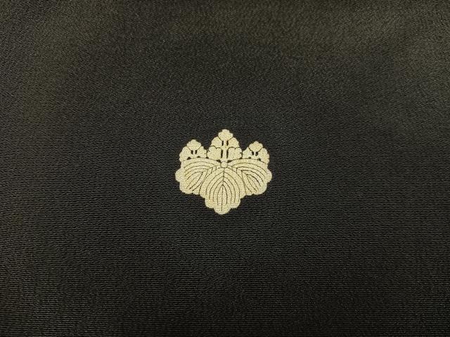 平和屋着物■豪華黒留袖　総刺繍　鳳凰　金糸　正絹　逸品　BAAY0737mz