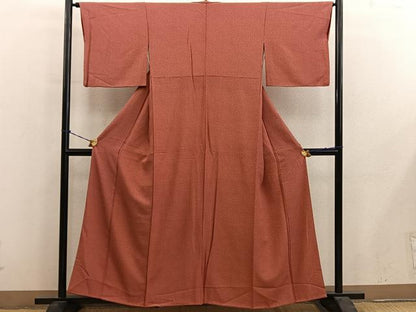 平和屋着物■江戸小紋　幾何学文様　正絹　逸品　BAAY0746mz