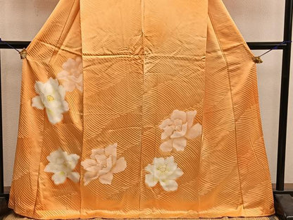 平和屋着物■訪問着　牡丹　正絹　逸品　BAAY0756mz