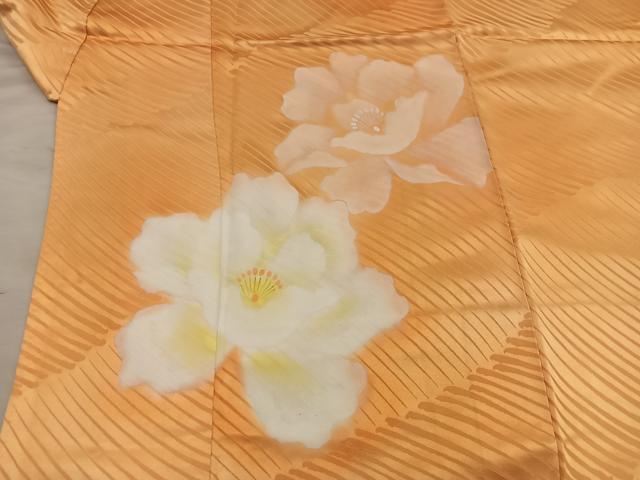 平和屋着物■訪問着　牡丹　正絹　逸品　BAAY0756mz