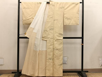 平和屋着物■上質な紬　松　正絹　逸品　BAAY0760mz
