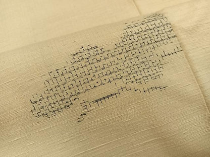 平和屋着物■上質な紬　松　正絹　逸品　BAAY0760mz