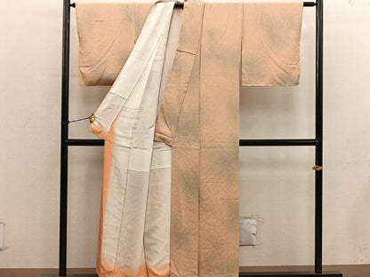平和屋着物■上質な小紋　霞文　暈し染め　正絹　逸品　BAAY0766mz