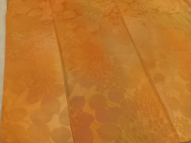 平和屋着物■上質な小紋　草花地紋　暈し染め　正絹　逸品　BAAY0769mz