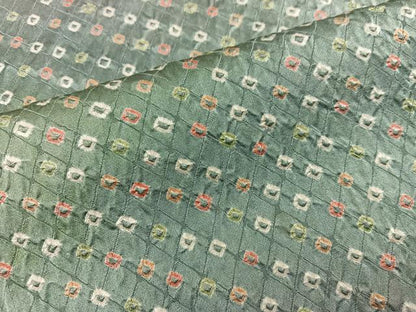 平和屋着物■上質な小紋　総絞り　暈し染め　正絹　逸品　BAAY0811mz