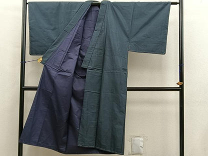 平和屋着物■男性　本場大島紬　80亀甲　総詰め　正絹　逸品　BAAY0814mz