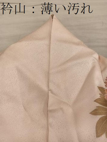 平和屋着物■訪問着　刺繍　牡丹文　金彩　正絹　逸品　BAAY0831mz