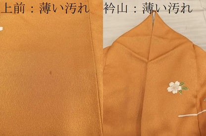 平和屋着物■豪華振袖　駒刺繍　束ね熨斗舞蝶花文　金彩　正絹　逸品　BAAY0852mz