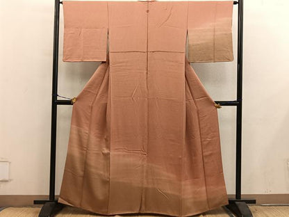 平和屋着物■江戸小紋　訪問着　鮫小紋柄　暈し染め　正絹　逸品　BAAY0856mz