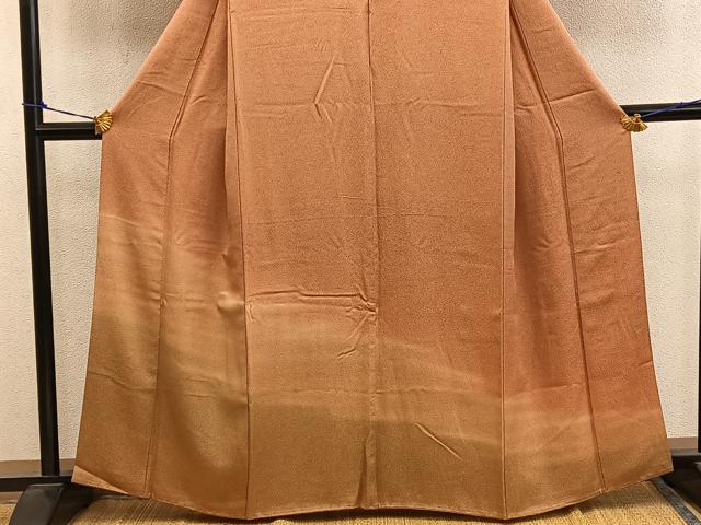 平和屋着物■江戸小紋　訪問着　鮫小紋柄　暈し染め　正絹　逸品　BAAY0856mz