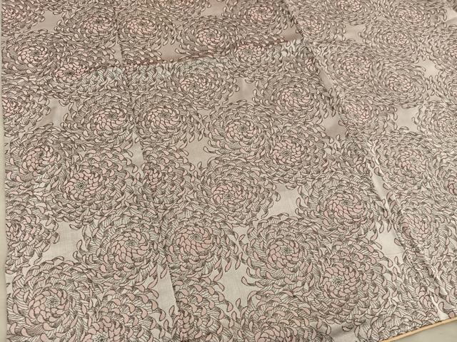 平和屋着物■上質なお召　乱菊　正絹　逸品　BAAY0867mz