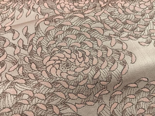 平和屋着物■上質なお召　乱菊　正絹　逸品　BAAY0867mz