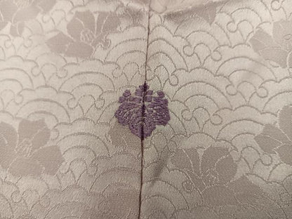 平和屋着物■訪問着　刺繍　御所車花地紋　暈し染め　正絹　逸品　BAAY0878mz