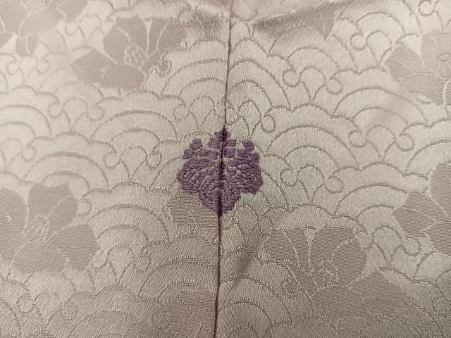 平和屋着物■訪問着　刺繍　御所車花地紋　暈し染め　正絹　逸品　BAAY0878mz