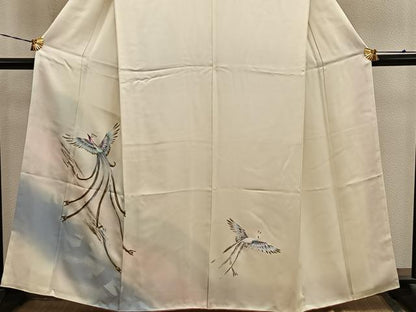 平和屋着物■訪問着　鳳凰　暈し染め　正絹　逸品　BAAY0891mz