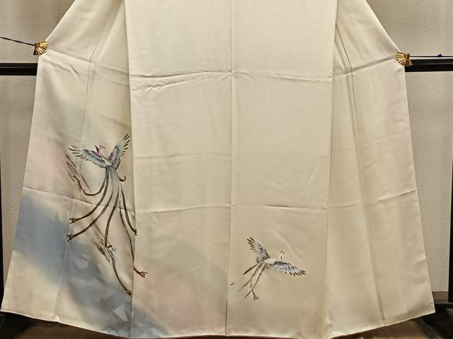 平和屋着物■訪問着　鳳凰　暈し染め　正絹　逸品　BAAY0891mz