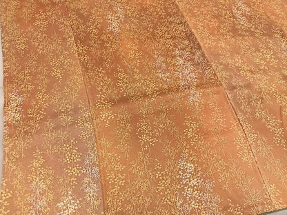平和屋着物■上質な小紋　枝葉文　正絹　逸品　BAAY1008mz