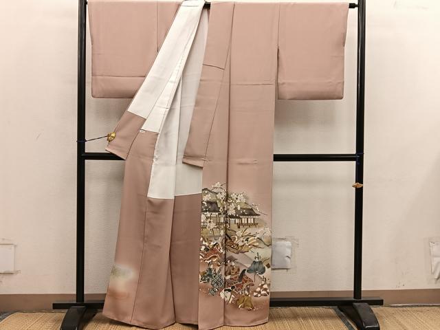 平和屋着物■豪華色留袖　作家物　三十六歌仙　金彩　正絹　逸品　BAAY1013mz