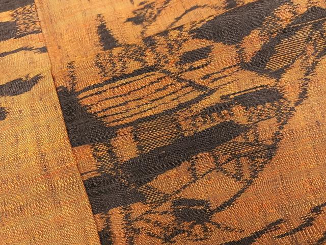 平和屋着物■上質な紬　風景文　正絹　逸品　BAAY1041mz