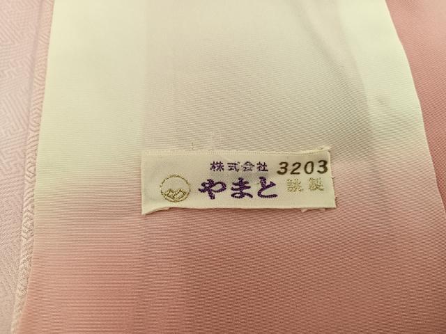 平和屋着物■訪問着　御所車花文　暈し染め　銀彩　やまと誂製　正絹　逸品　BAAY1045mz