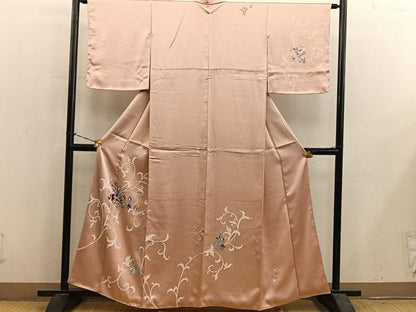平和屋着物■訪問着　人物動物花文　正絹　逸品　BAAY1048mz