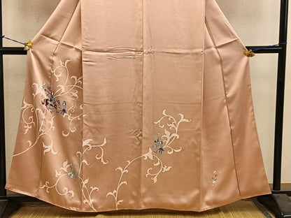 平和屋着物■訪問着　人物動物花文　正絹　逸品　BAAY1048mz