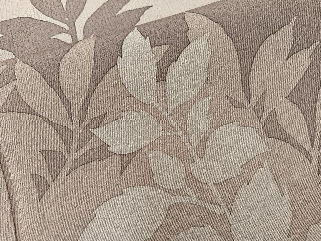 平和屋着物●訪問着　草葉シルエット　正絹　逸品　BAAY1050mz