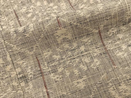 平和屋着物■上質な紬　亀甲花文　正絹　逸品　BAAY1057mz