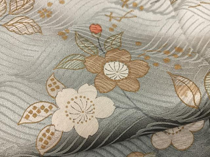 平和屋着物●訪問着　梅花文　暈し染め　暈し染め　正絹　逸品　BAAY1061mz