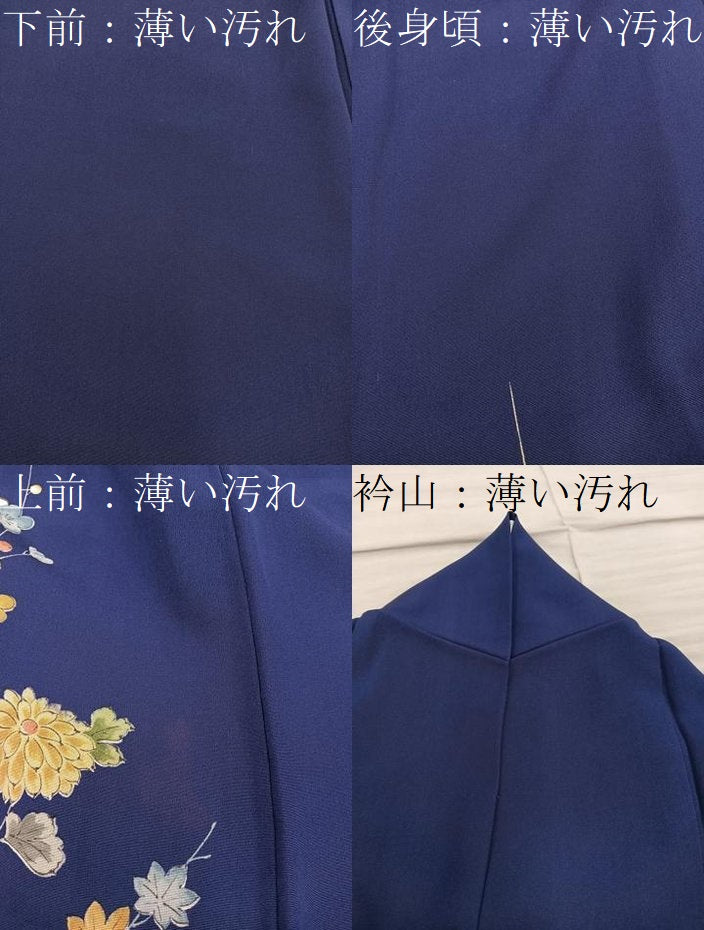 平和屋着物■訪問着　檜扇花文　金彩　正絹　逸品　BAAY1063mz