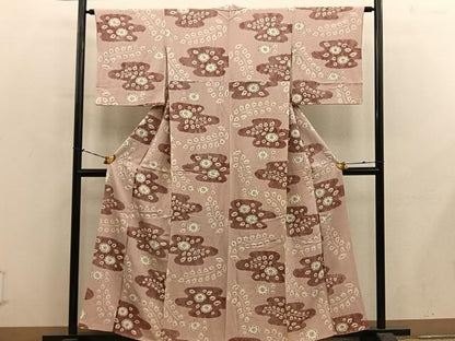 平和屋着物■上質な小紋　絞り　辻が花　正絹　逸品　BAAY1066mz