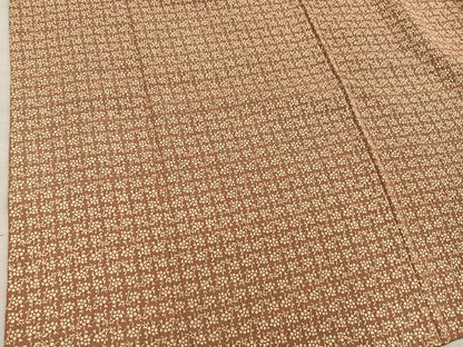 平和屋着物■上質な小紋　梅花文　正絹　逸品　BAAY1075mz