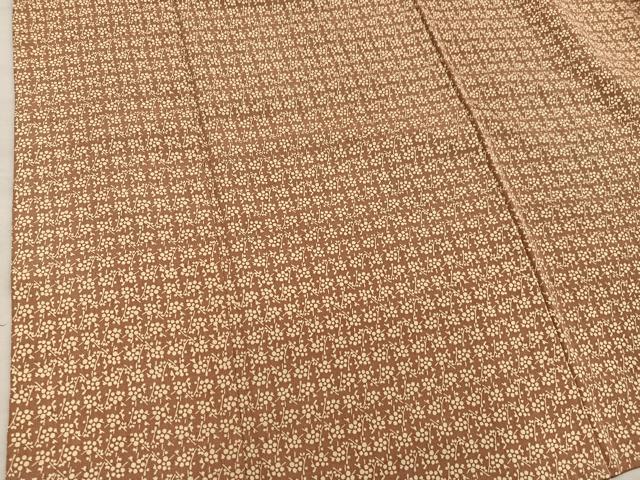 平和屋着物■上質な小紋　梅花文　正絹　逸品　BAAY1075mz