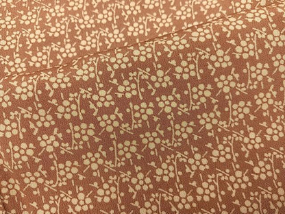 平和屋着物■上質な小紋　梅花文　正絹　逸品　BAAY1075mz